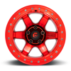 FUEL OFFROAD - BLOCK BEADLOCK CANDY RED WITH CANDY RED RING | Red