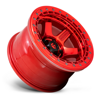 FUEL OFFROAD - BLOCK BEADLOCK CANDY RED WITH CANDY RED RING | Red