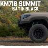KMC - KM718 SUMMIT Satin Black With Gray Tint | Black KMC - KM718 SUMMIT Satin Black With Gray Tint | Black