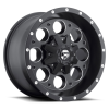 FUEL OFFROAD - REVOLVER MATTE BLACK MILLED | Black