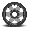 FUEL OFFROAD - BLOCK MATTE GUNMETAL WITH BLACK RING | Grey