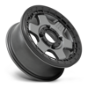 FUEL OFFROAD - BLOCK MATTE GUNMETAL WITH BLACK RING | Grey