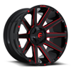FUEL OFFROAD - CONTRA GLOSS BLACK RED TINTED CLEAR | Red