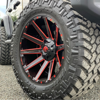 FUEL OFFROAD - CONTRA GLOSS BLACK RED TINTED CLEAR | Red