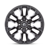 FUEL OFFROAD - FLAME 6 GLOSS BLACK MILLED | Black