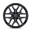 FUEL OFFROAD - FLUX 6 GLOSS BLACK BRUSHED FACE WITH GRAY TINT | Black
