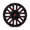 FUEL OFFROAD - QUAKE GLOSS BLACK MILLED RED TINT | Black