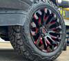 FUEL OFFROAD - QUAKE GLOSS BLACK MILLED RED TINT | Black FUEL OFFROAD - QUAKE GLOSS BLACK MILLED RED TINT | Black