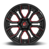 FUEL OFFROAD - RAGE GLOSS BLACK RED TINTED CLEAR | Black