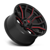 FUEL OFFROAD - RAGE GLOSS BLACK RED TINTED CLEAR | Black
