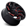 FUEL OFFROAD - REACTION GLOSS BLACK MILLED WITH RED TINT | Black