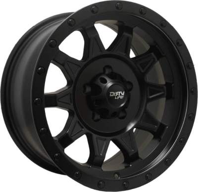 DIRTY LIFE - ROADKILL STREET SERIES Matte Black / Black Beadlock | Black