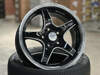 LENSO - D1SF-MEDIUM Black with Mirror Lip and Chamfer | Black LENSO - D1SF-MEDIUM Black with Mirror Lip and Chamfer | Black